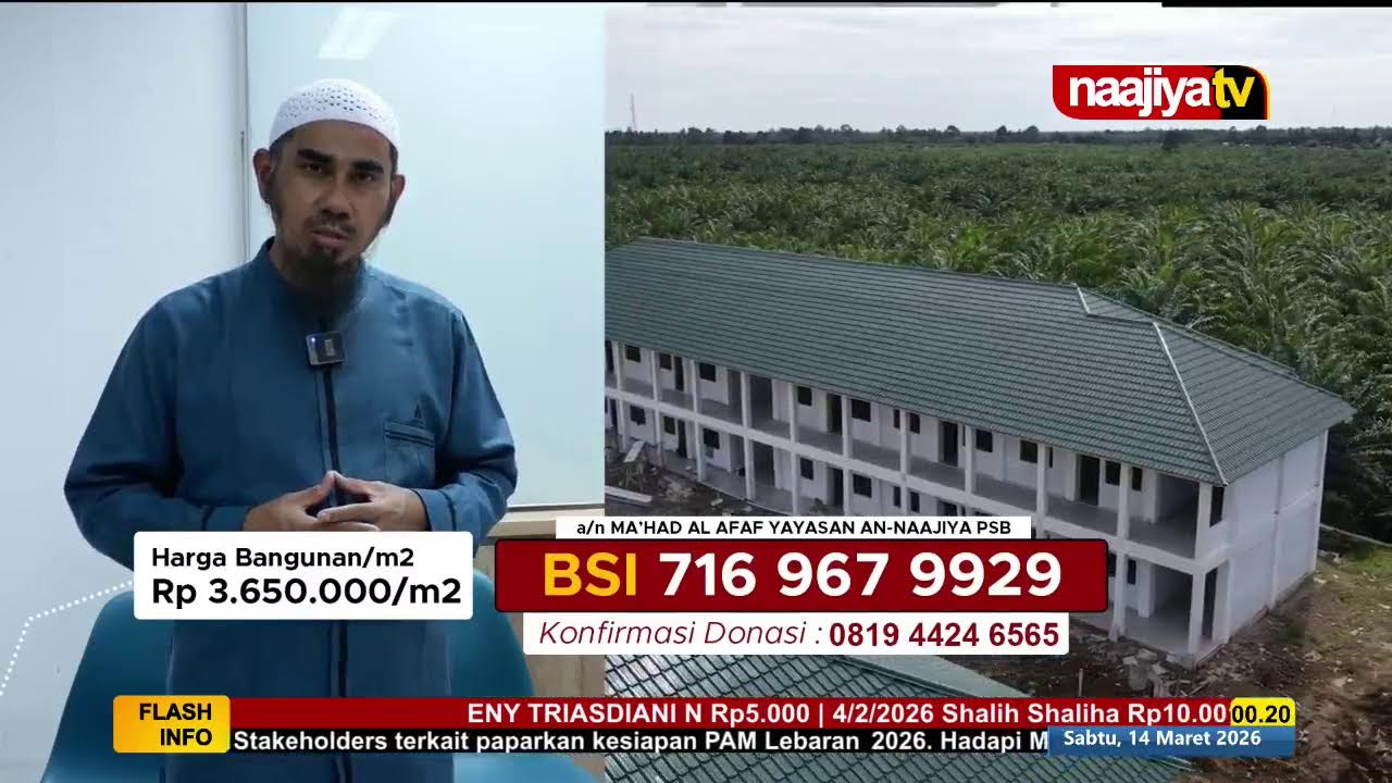 LIVE SHALAT TARAWIH RAMADHAN 1447 H 🗓 Jum'at, 13 Maret 2026, Malam 23 Ramadhan 1447