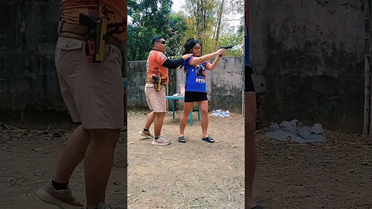 Practicing firing 🔫