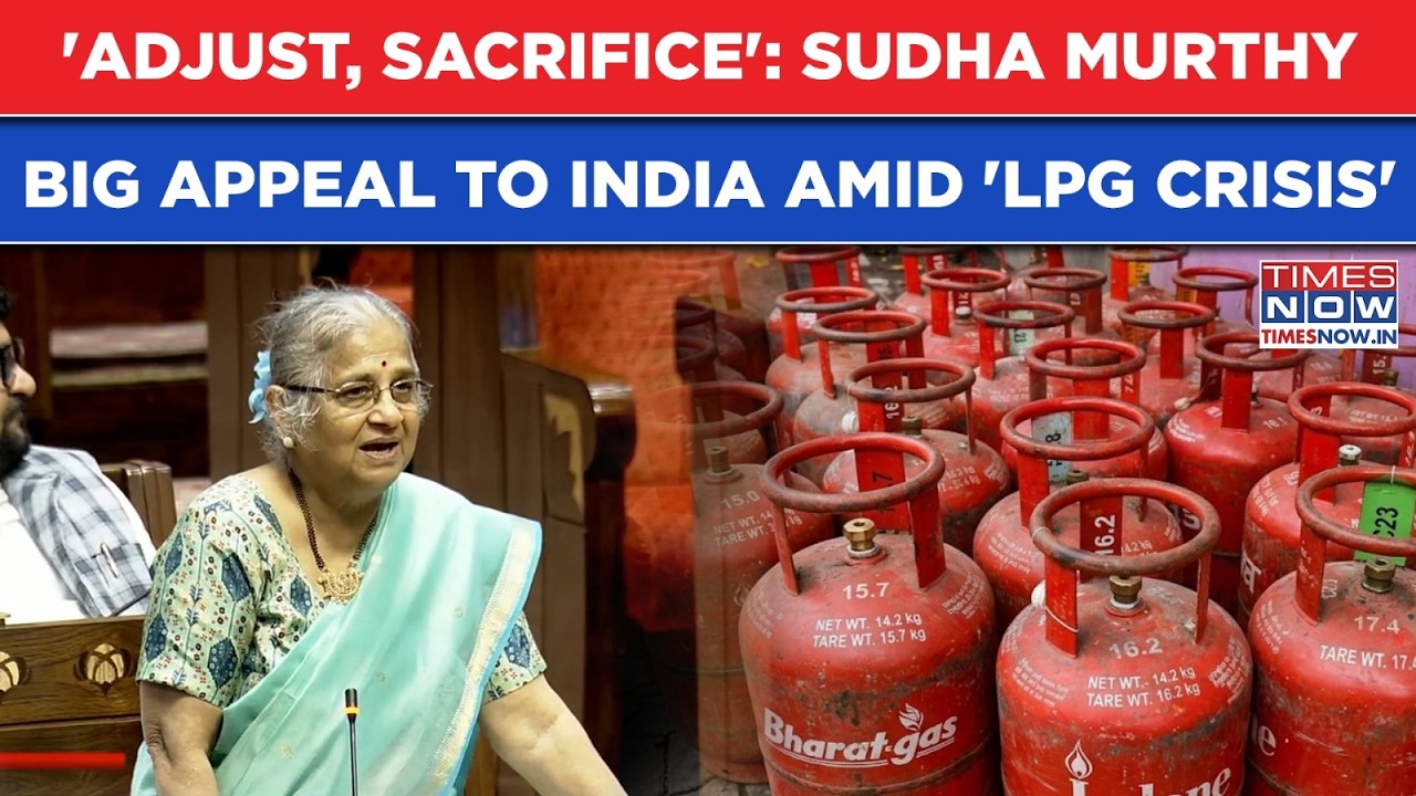 Sudha Murty Appeals Indians To 'Adjust' As Iran War Sparks 'LPG Crisis'? Rajya Sabha MP Says...