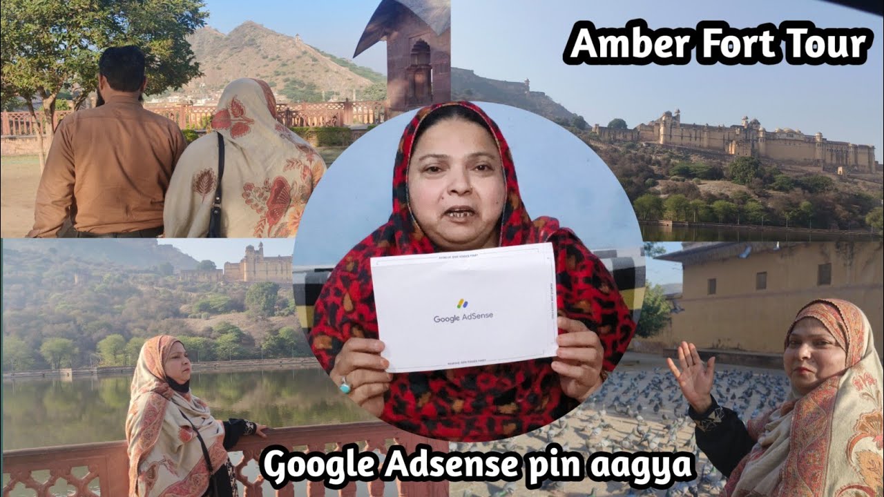 Itne Kam Subscribers Me Google AdSense PIN Aa Gaya?! | Jaipur Amer Fort Vlog | Azma Ka Safar