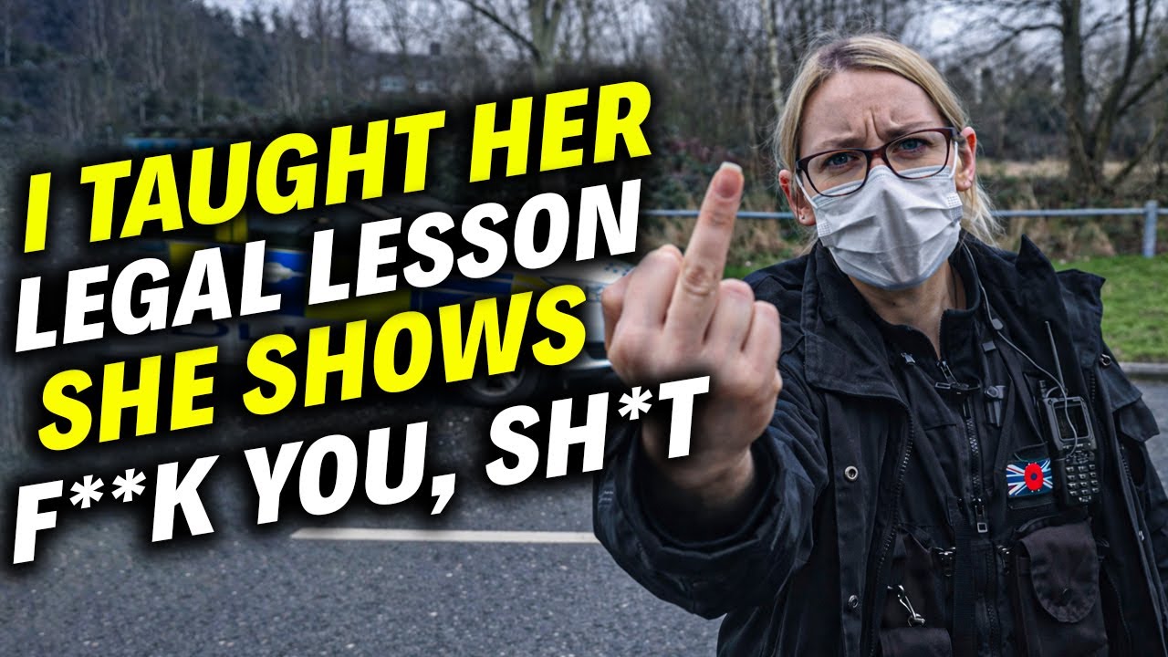 UK Female Police Go Full Power-Trip&hellip; Auditor Shuts It Down HARD!