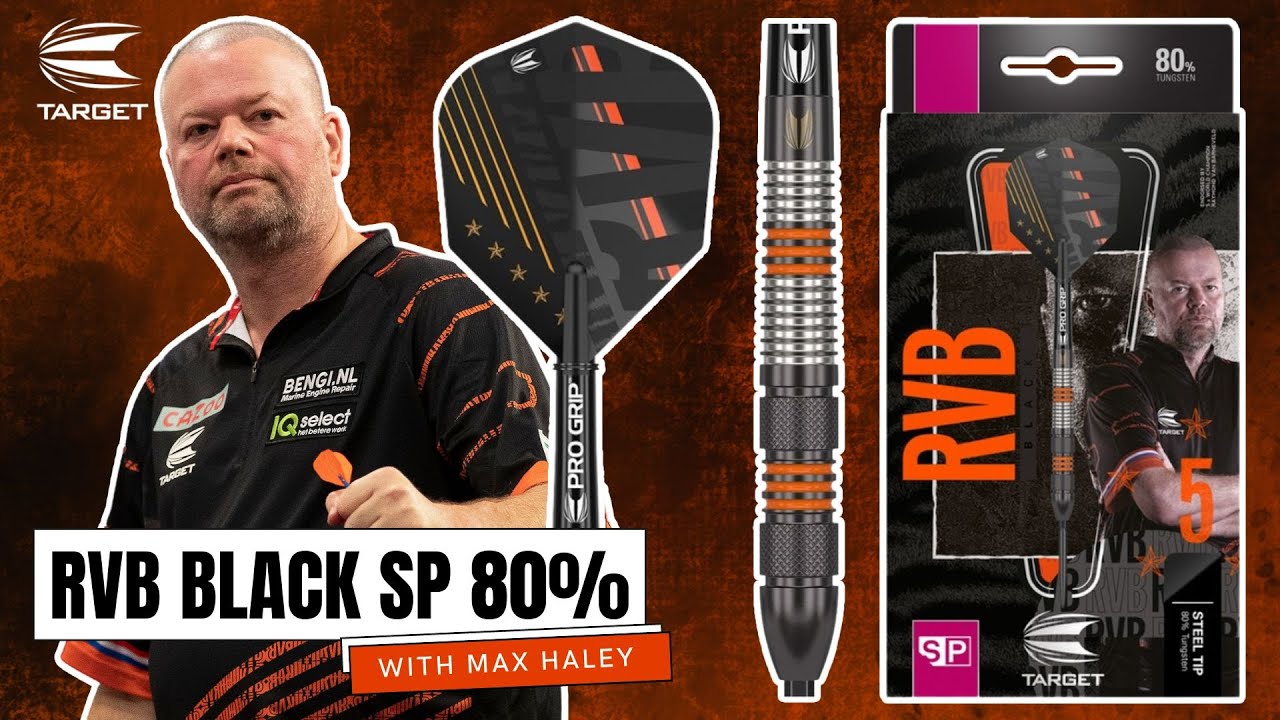 Обзор дартса Raymond Van Barneveld RVB Black Edition SP Target с Максом Хейли