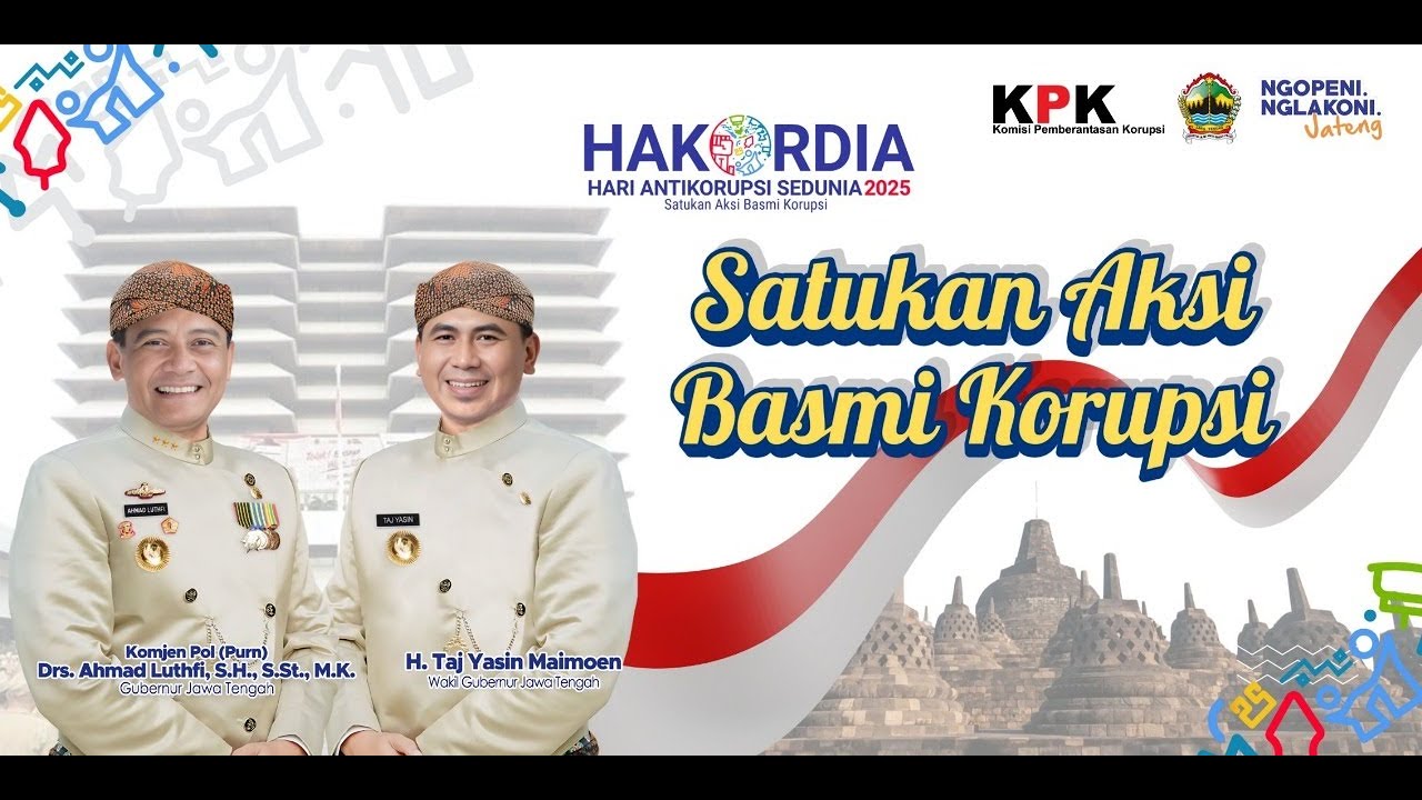 LIVE | PERINGATAN HARI ANTI KORUPSI SEDUNIA TINGKAT PROVINSI JAWA TENGAH TAHUN 2025