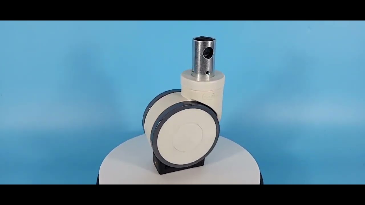 4 inch Central lock caster for hospital furniture and hospital bed
