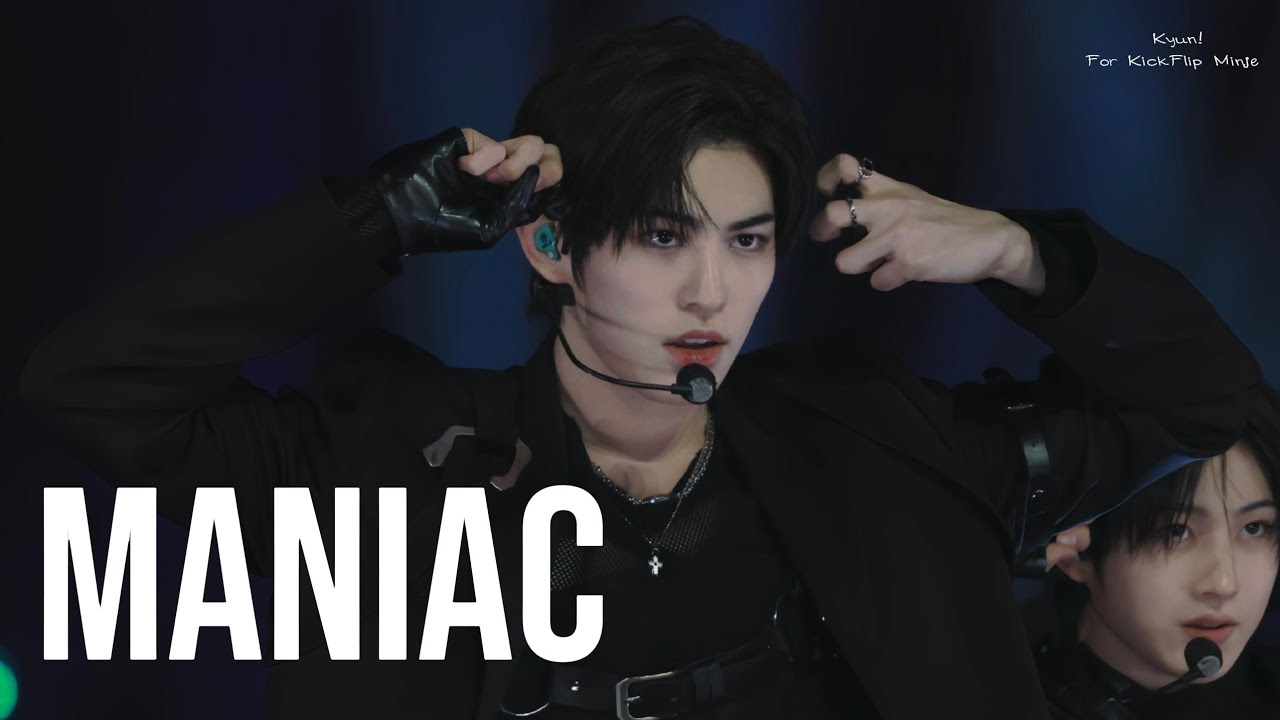 【4K】MANIAC (매니악) COVER 킥플립 민제 직캠 fancam 251115 KGMA 2025 KickFlip Minje 
