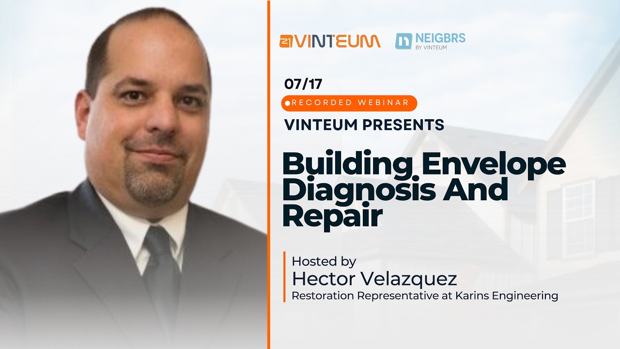 Webinar Building Envelope Diagnosis And Repair - 07/17/2026