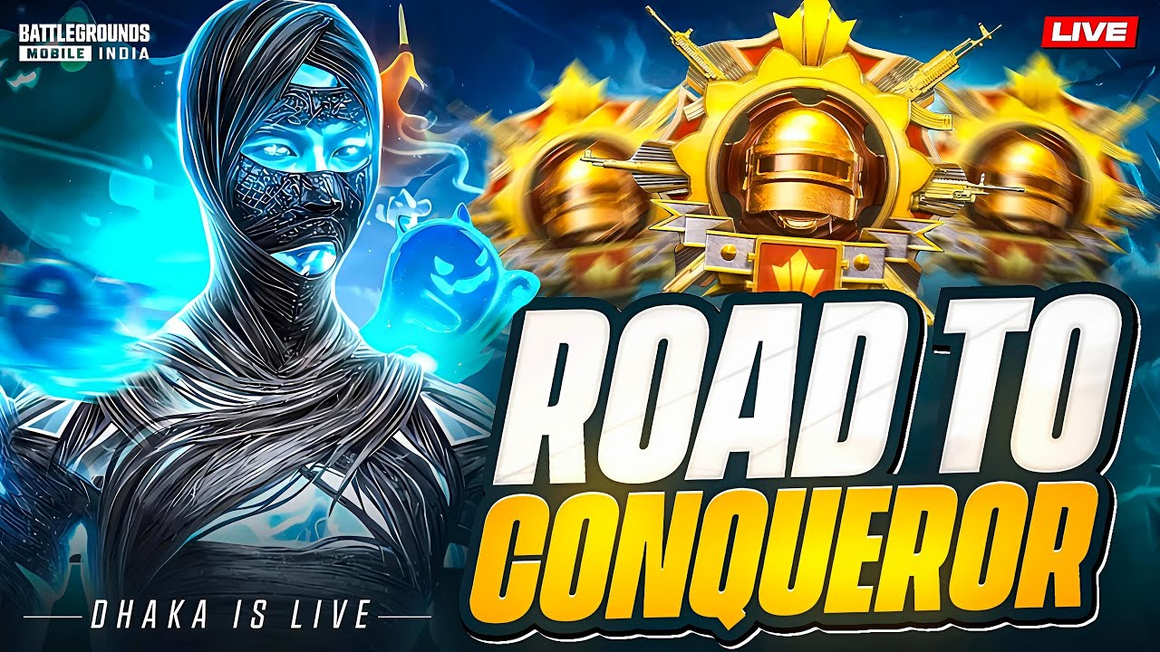 ROAD TO CONQUEROR | DAY 8 | RANK PUSH | DHAKA IS LIVE |  STREAMING DAY 59 |  #DhakaisLive #bgmi