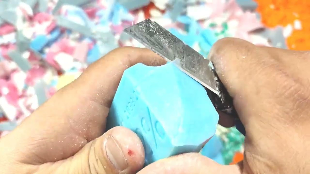 ASMR Carving soap. Soothing cutting soap | ASMR soap.