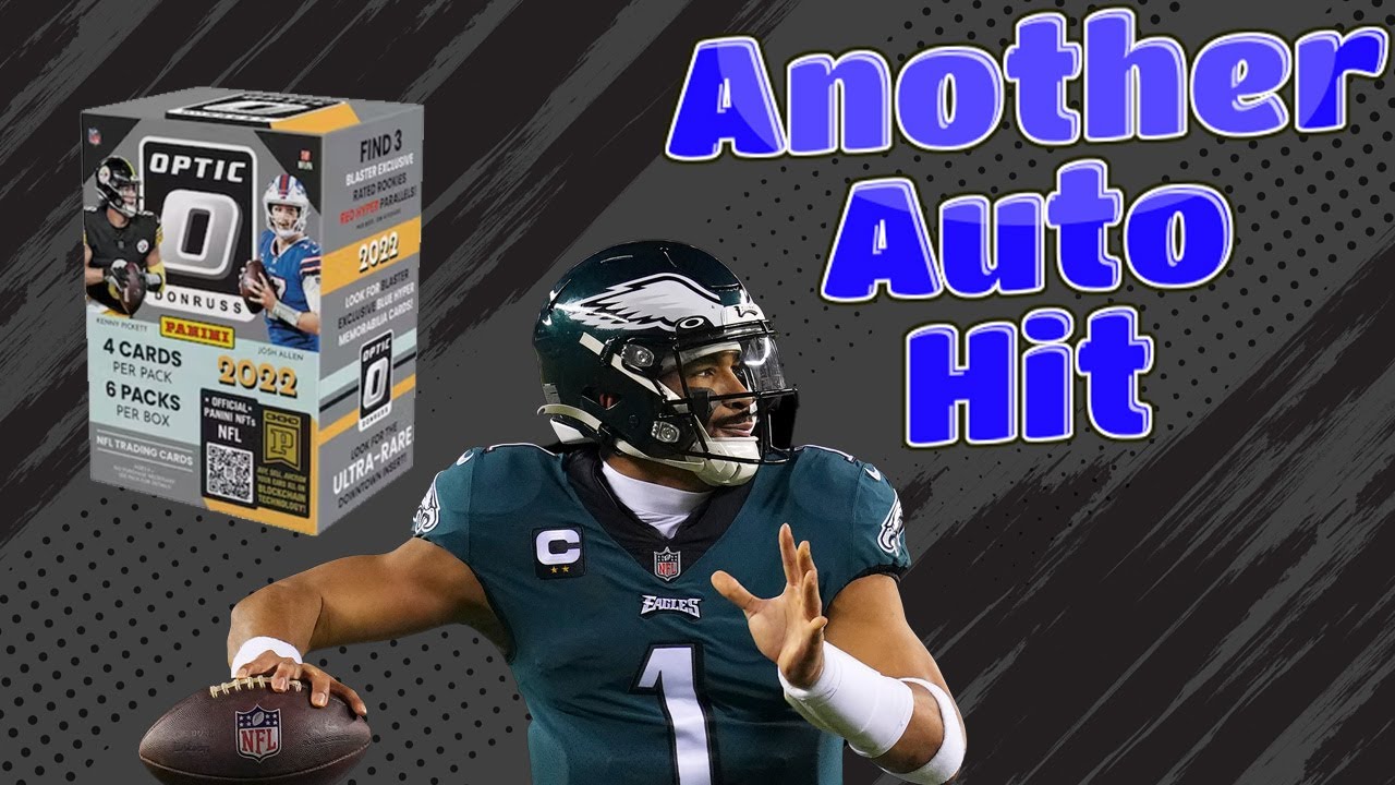 AUTOGRAPH HIT! Unboxing 2022 DonRuss Optic Football Blaster Box & Bonus Packs | Sports Cards Galore!