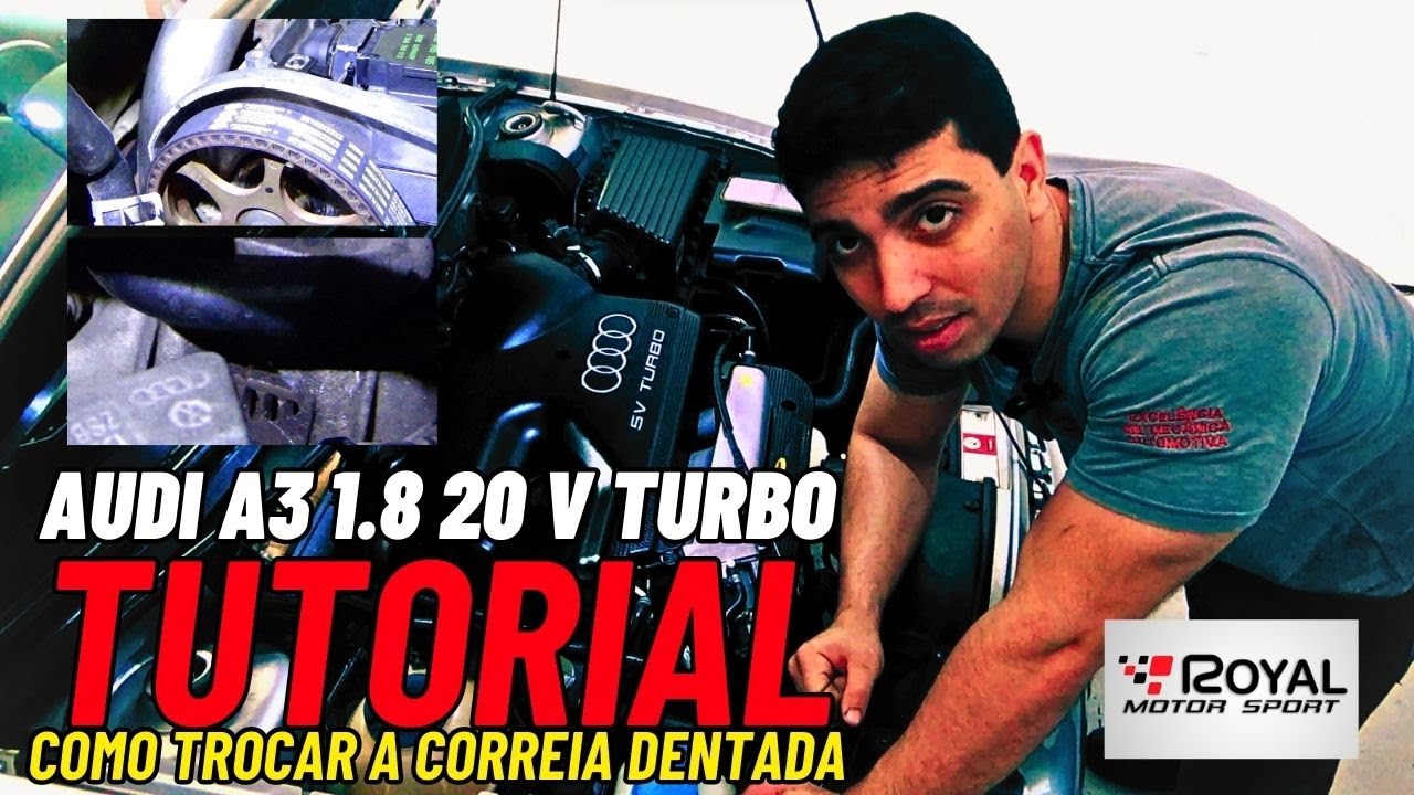 Tutorial Completo - Troca da Correia Dentada Audi A3 1.8 Turbo 20V Passo a Passo