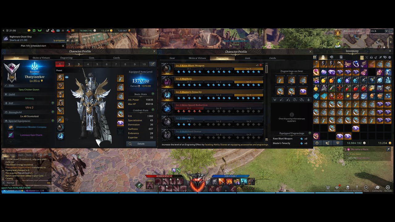 Valtan-Ready for 35 Pheon/1k gold. Efficient T3 Gearing Guide for Right Stat + 3x3 Meta Engravings.