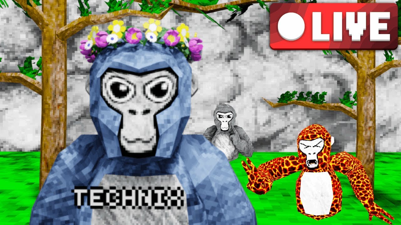 🔴 Gorilla Tag LIVE Playing With Viewers! (SUB=SHOUTOUT) 🔴