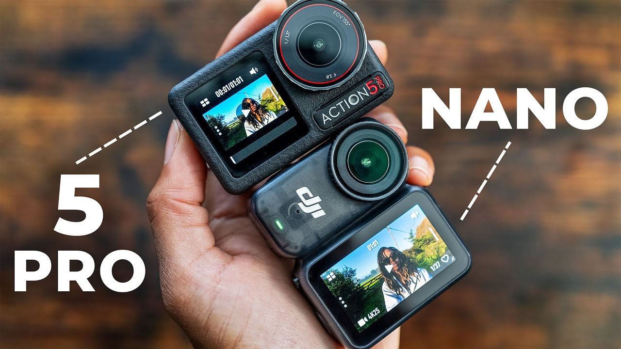 DJI Osmo Nano против Osmo Action 5 Pro. Я бы выбрал...