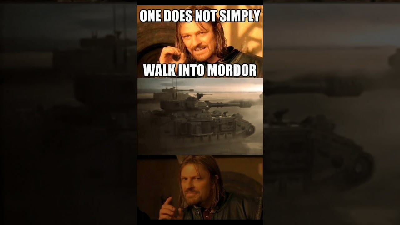 #Warhammer40K - Baneblade vs Mordor! #blindguardian #baneblade