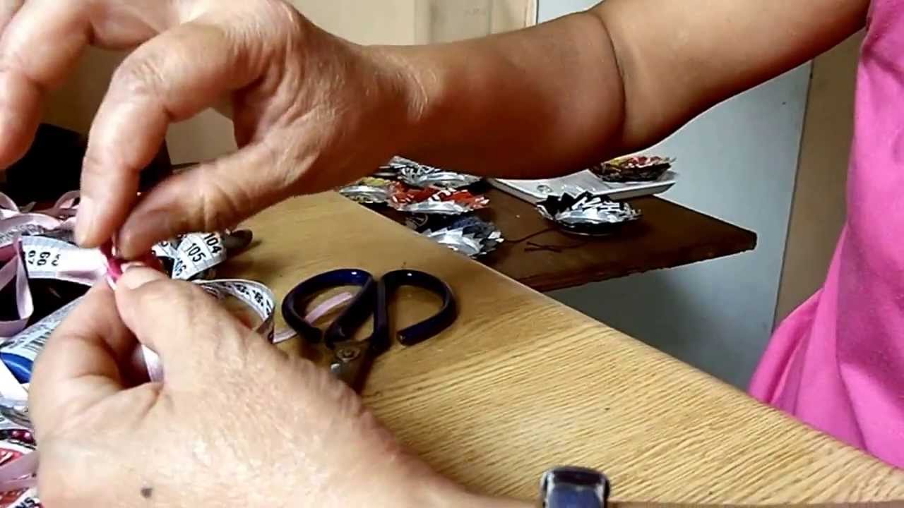 COLLARES CON ANILLAS DE LATAS (taps) Luz Mireya Martinez