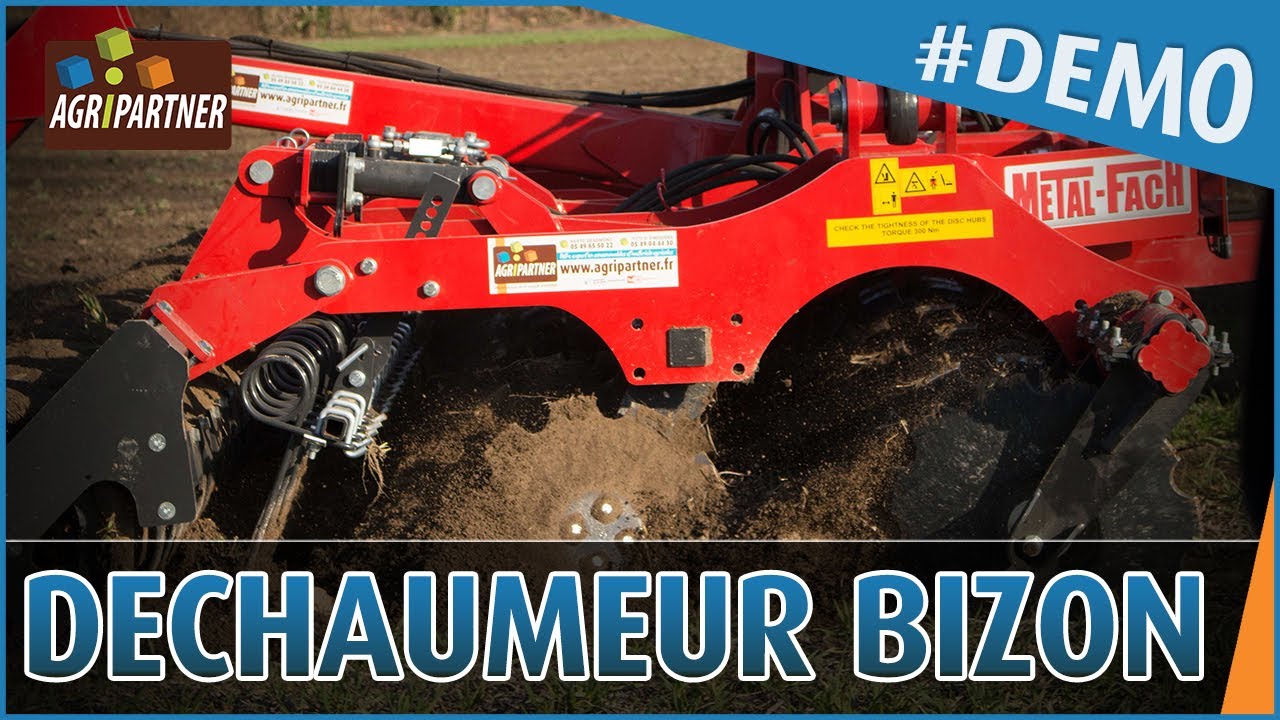 [DÉMO] Déchaumeur BIZON U710/1 4,50M Metal-Fach by Agripartner