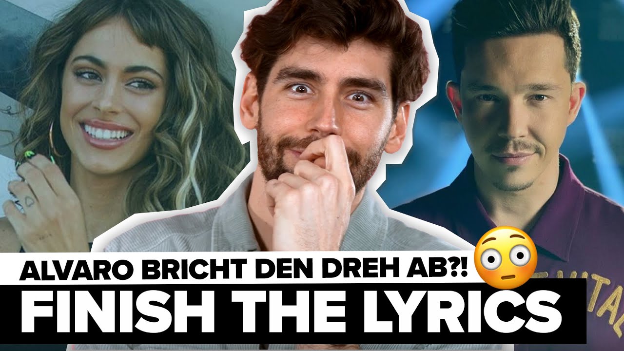 Ups 🙈 𝘼𝙡𝙫𝙖𝙧𝙤 𝙎𝙤𝙡𝙚𝙧 erkennt die Hits von TINI und Nico Santos NICHT?! Finish The Lyrics – Teil 2
