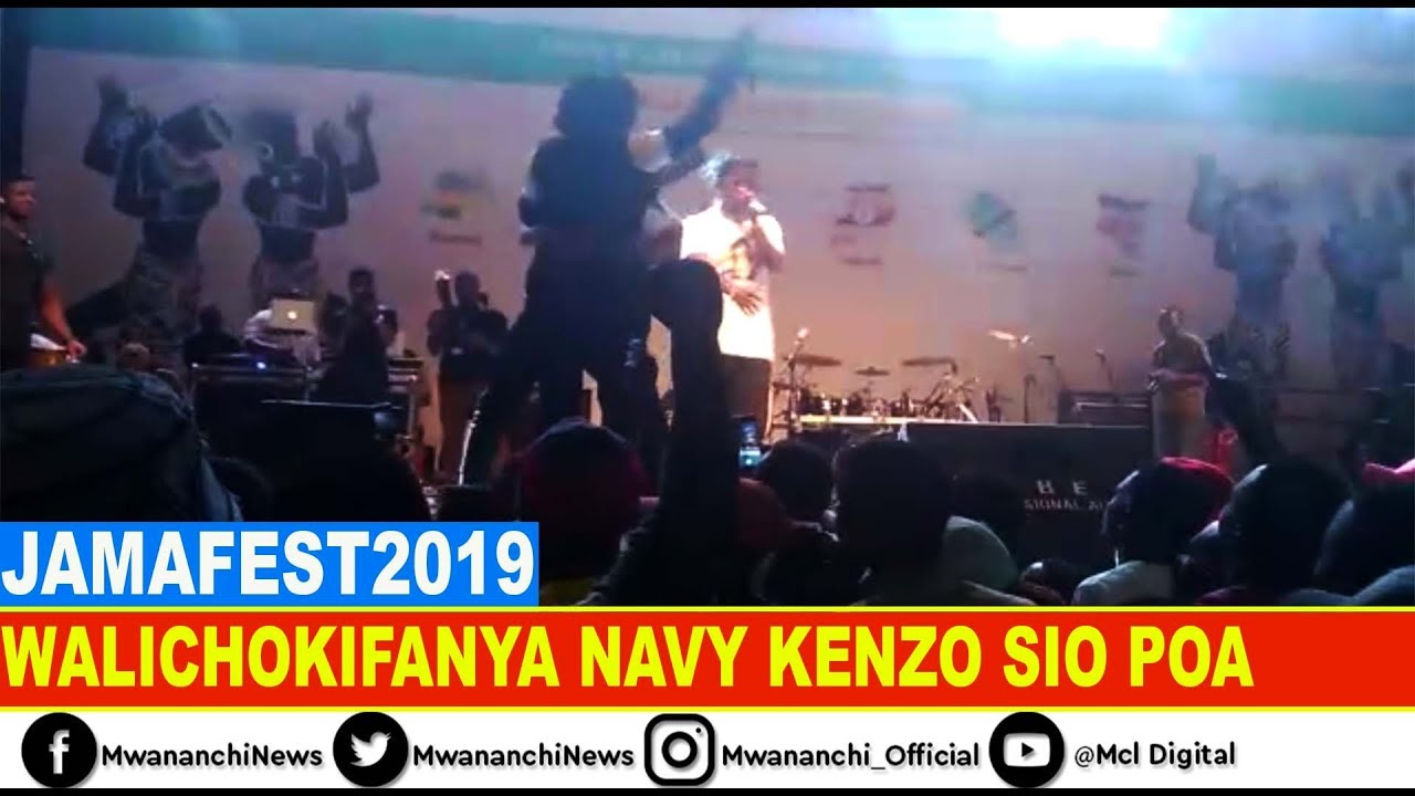 NAVY KENZO WALICHOKIFANYA SIO POA || SHABIKI AMPANDIA AIKA JUKWAANI
