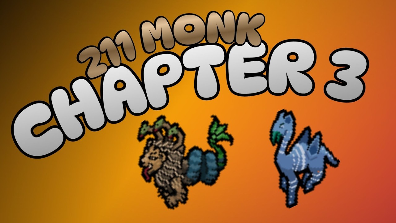 Tibia 211 Monk Chapter 3. - 2.6-2.8kk raw xp/h - 600-800k profit/h