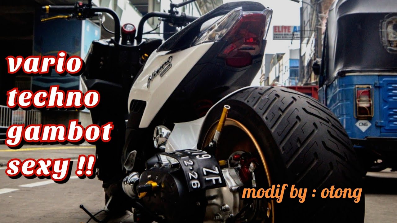 Review Modifikasi Vario Techno Lowrider Berkonsep Dan Sangar