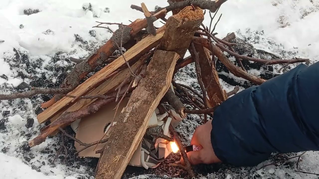 A winter day in the mountains