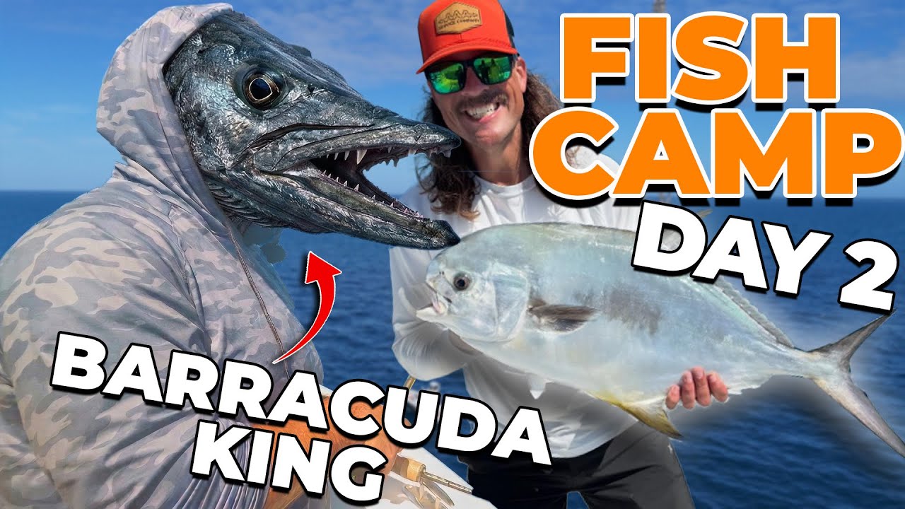 Call me the Barracuda King of Two Conch’s Fish Camp - Day 2 Gulf Fishing Action. 
