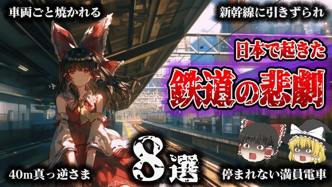 【総集編】日本で起きた「悲惨すぎる鉄道事故8選」【ゆっくり解説】