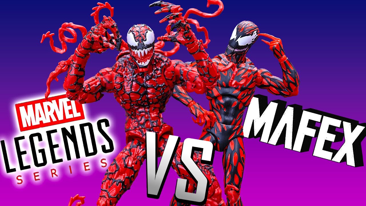 Marvel Legends made a SCARIER Carnage than Mafex??