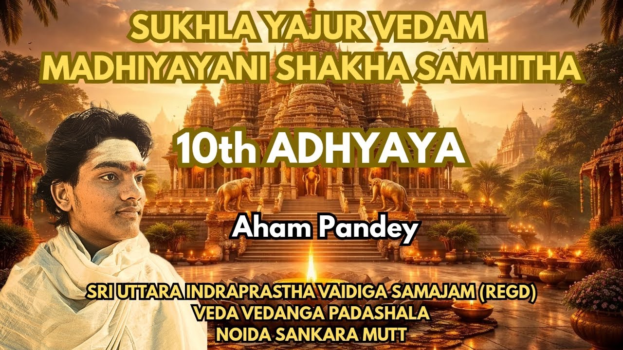 Young Student Chanting Vedic 10th Adhyaya | Inspiring Sanskrit Recitation | Gurukula Tradition 🙏