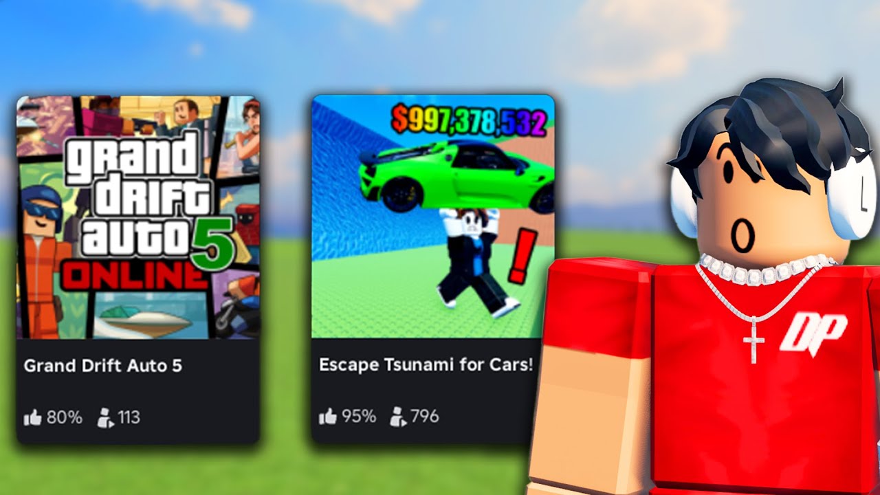Playing Brainrot Car Games On Roblox...