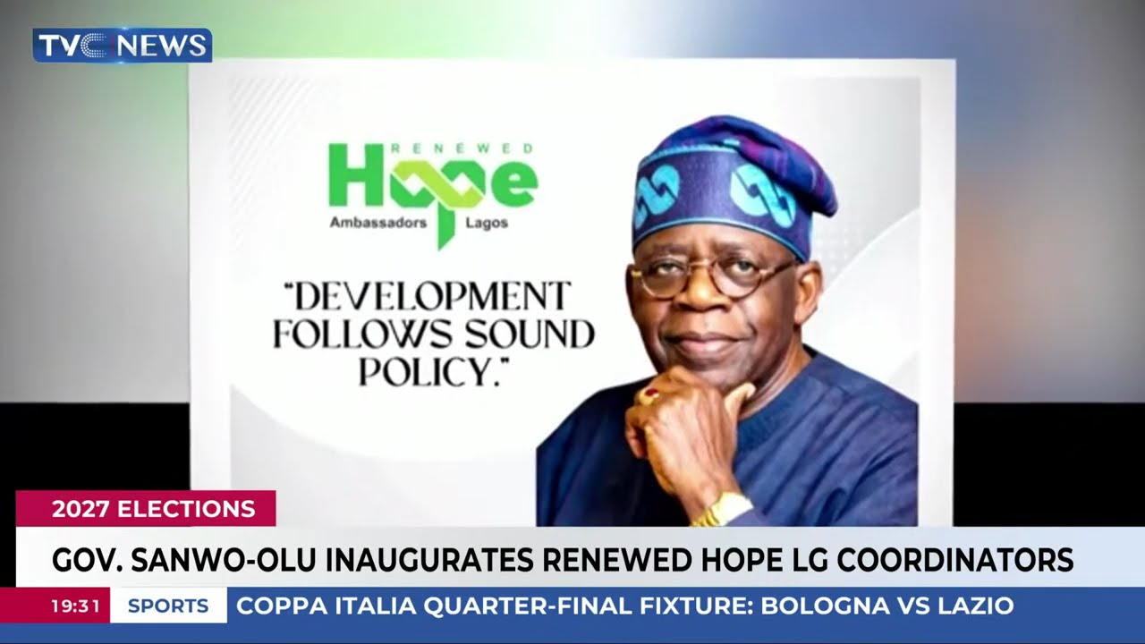 Gov. Sanwo-Olu Inaugurates Renewed Hope LG Coordinators