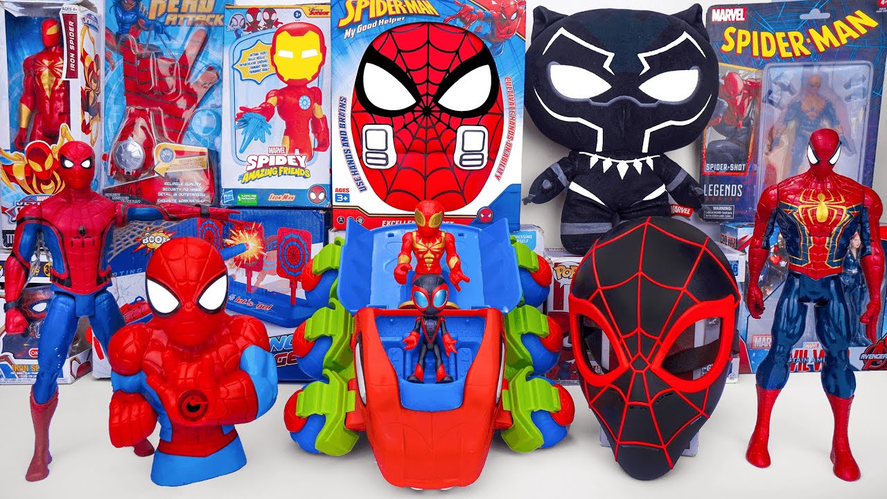 Marvel Spiderman Toys Unboxing Review | Spider Man Shield | Spidey & His Amazing Friends Webquarters