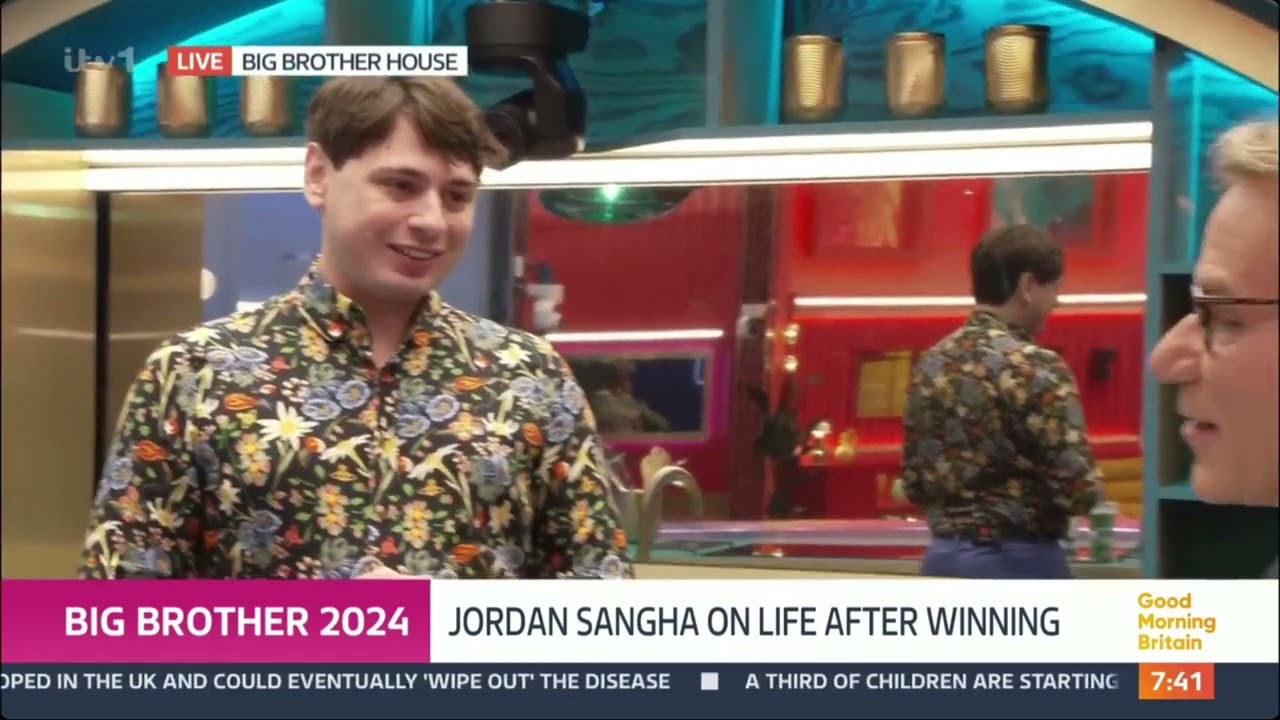 Big Brother UK winner Jordan interview in new 2024 house - Good Morning Britain