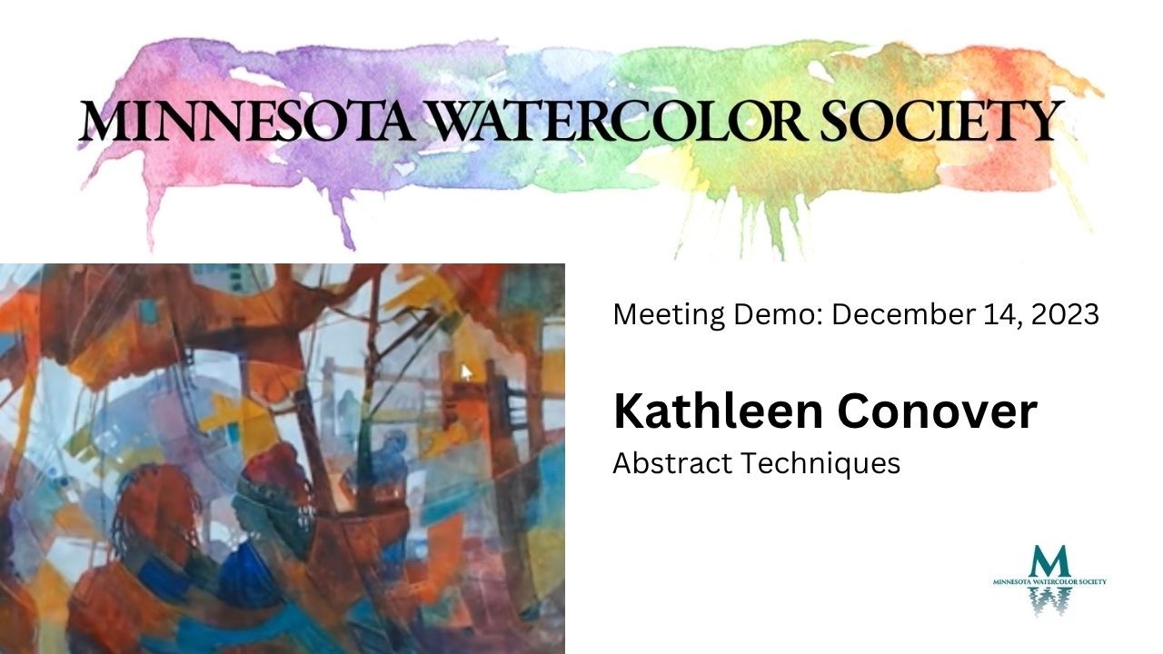 MNWS: Kathleen Conover Demonstrates Abstract Techniques, December 14, 2023