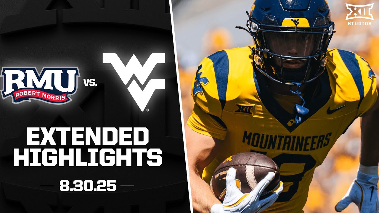 Robert Morris vs. West Virginia Extended Highlights | 2025 Big 12 Football