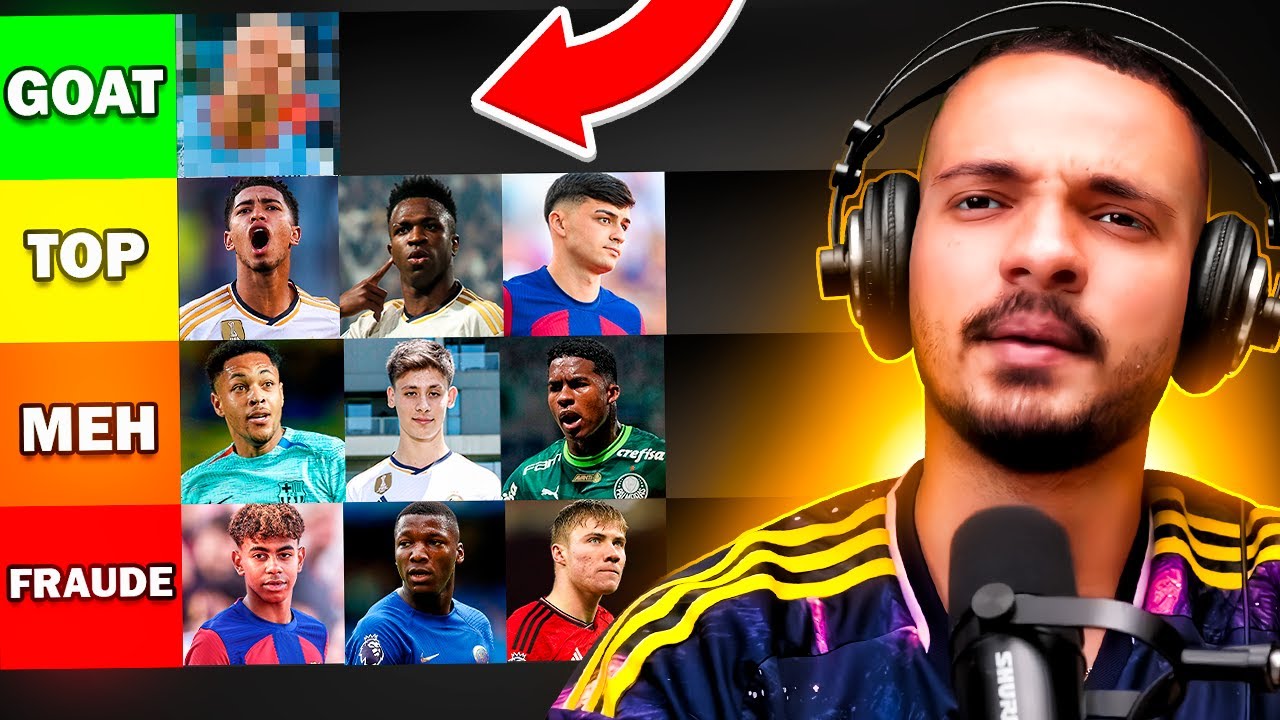 TIERLIST DE LAS MEJORES PROMESAS DEL FUTBOL