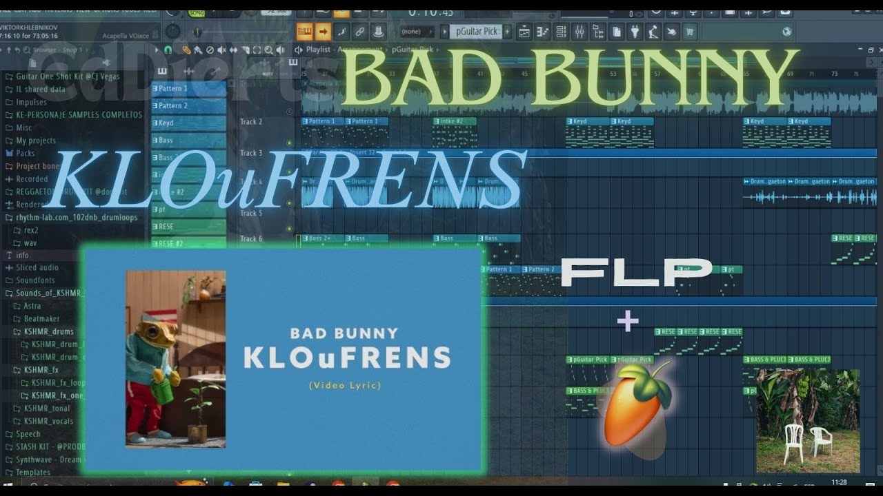 BAD BUNNY - KLOuFRENS (FL STUDIO + FLP)