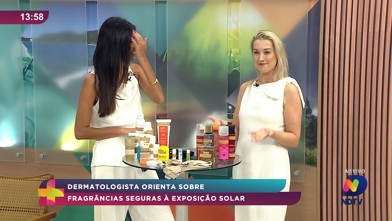 Dermatologista orienta fragrâncias seguras ao sol