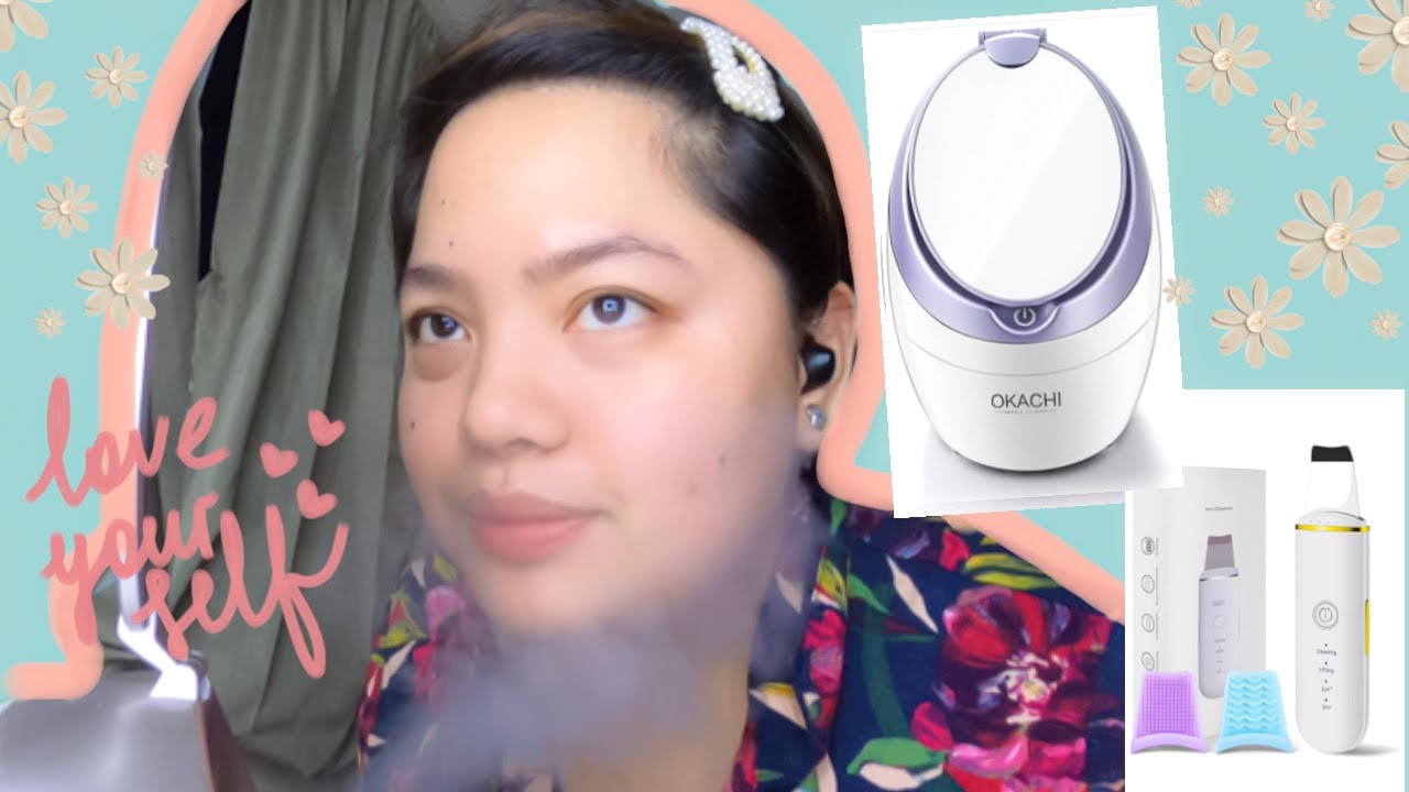 OKACHI Facial Steamer Review | Facial at Home | Facial Streamer that helps get rid blackheads