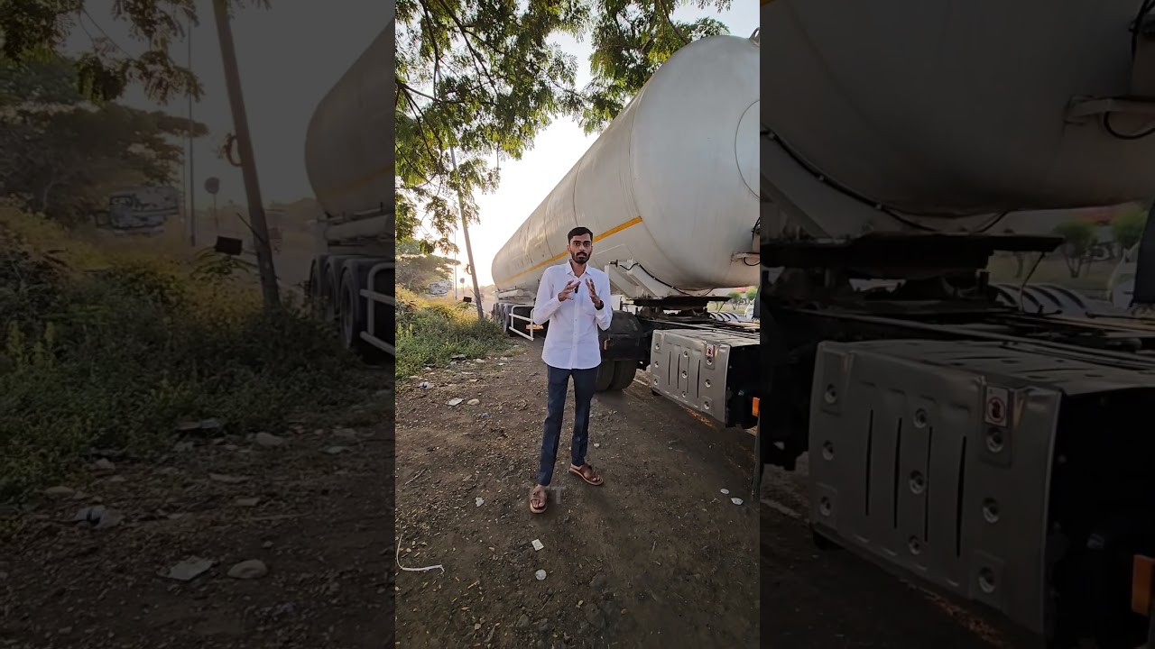 Bharat benz LNG tanker #bharatbenz #lng #truck #gailindia #cryogenic