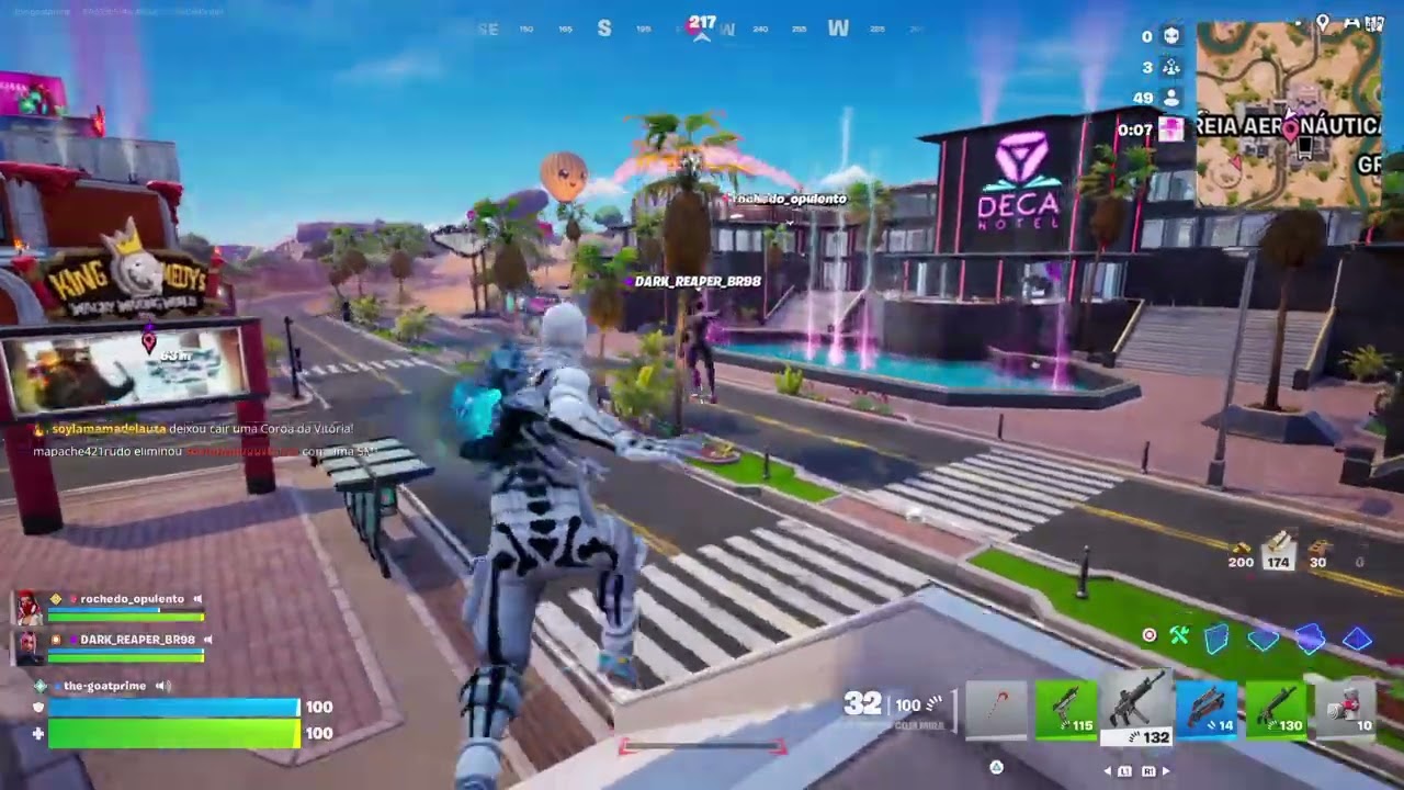 Jogando battle Royale