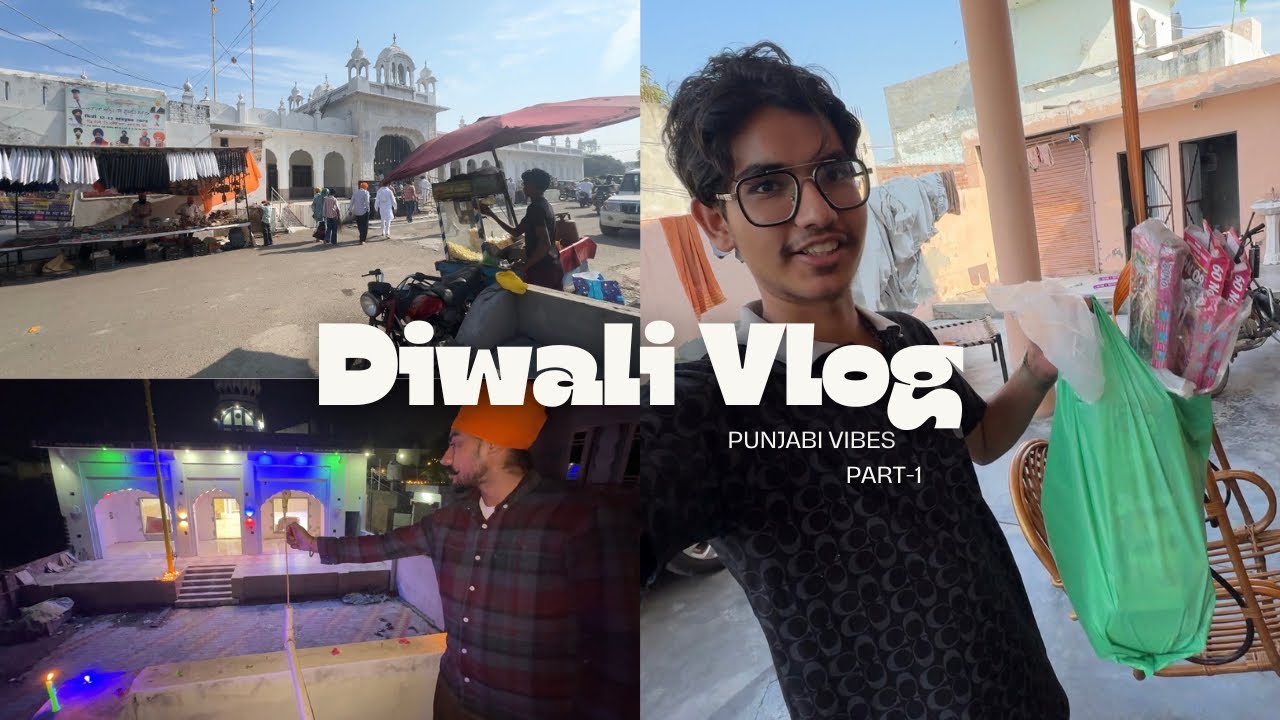 Diwali te hoya thokha😢||Diwali vlog part-1🪔||Diwali 2025 Punjabi vlog.
