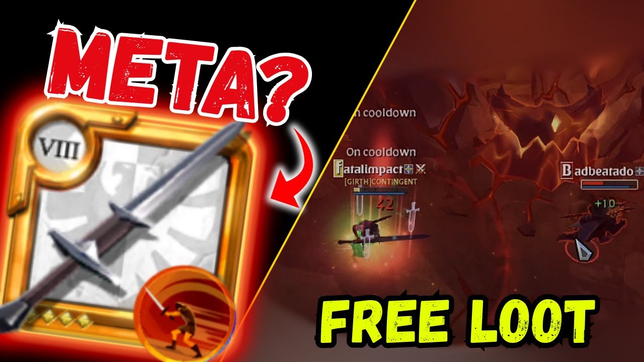 FREE LOOT with Claymore PvP Build Albion Online SOLO PVP