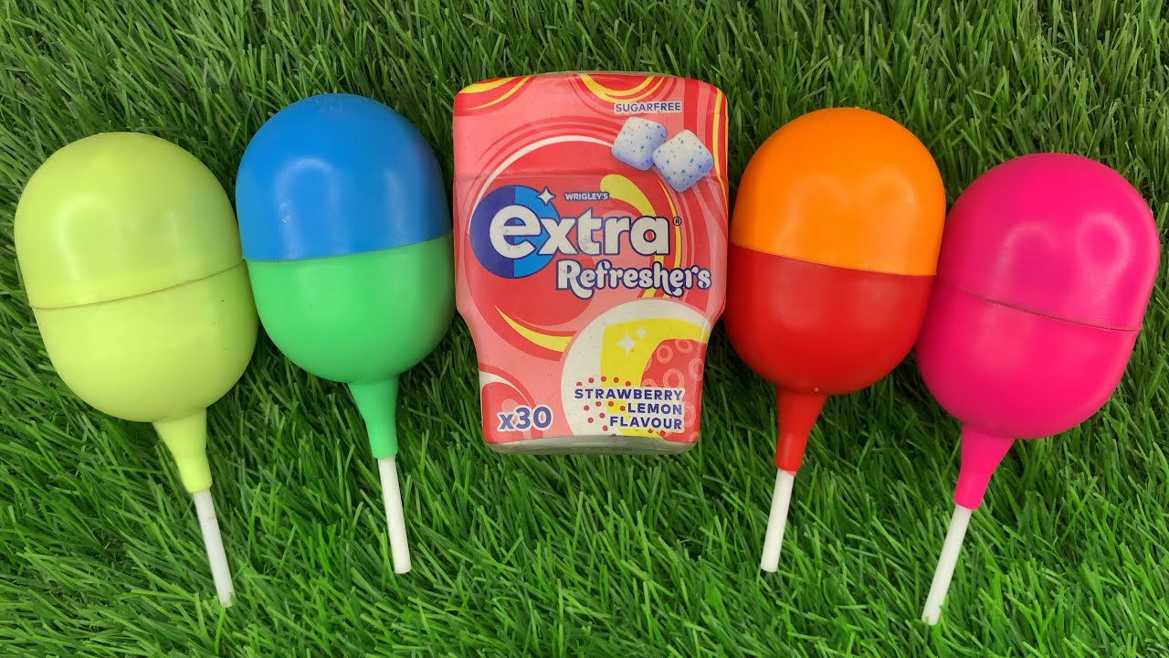 🌈 Satisfying Video | Kinder Surprise and Corby FunEgg ASMR Opening - YummyRainbow Candy LollipopsI 