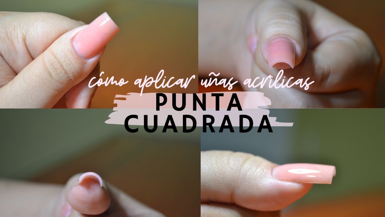 Clase #1 | Como hacer uñas acrílicas + Punta cuadrada | Curso gratis.