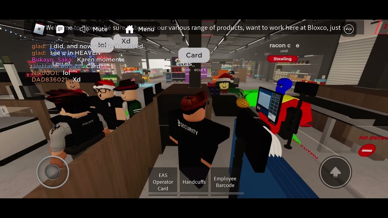 Bloxco store security patrol