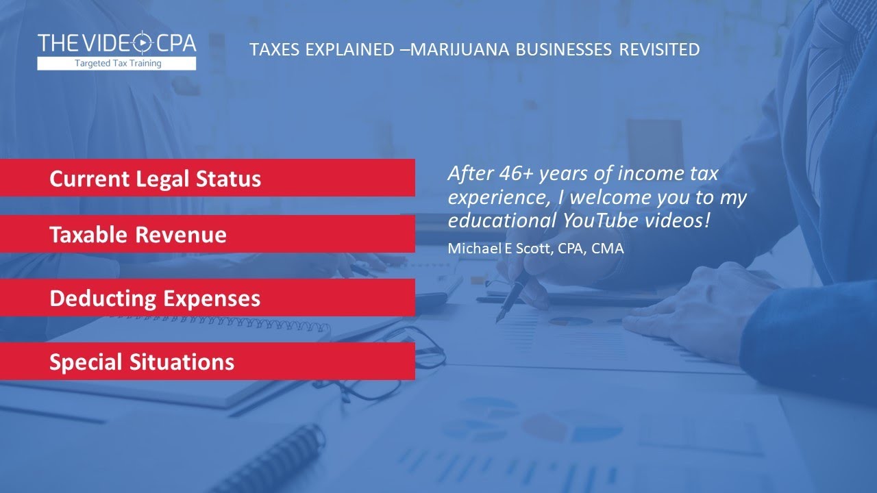 Taxes Explained - Marijuana Businesses Revisited