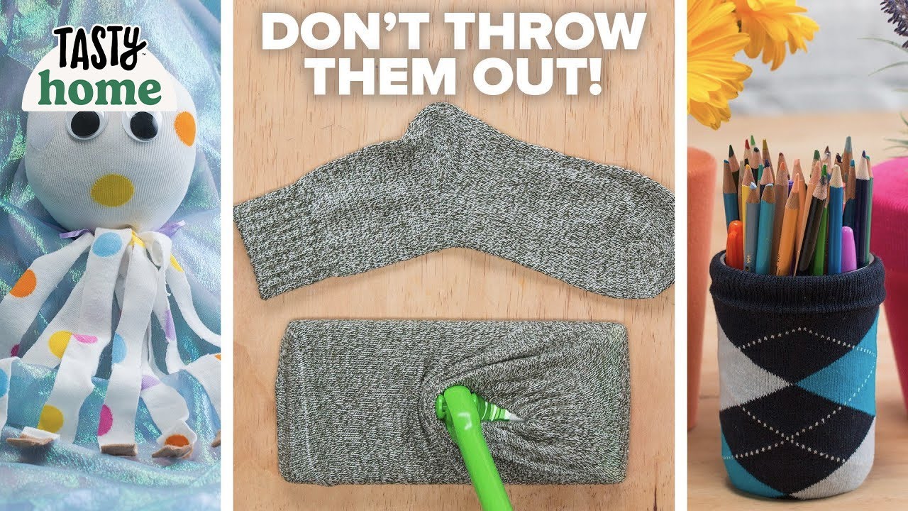 Don't Throw Out Those Single Socks! | Tasty Home