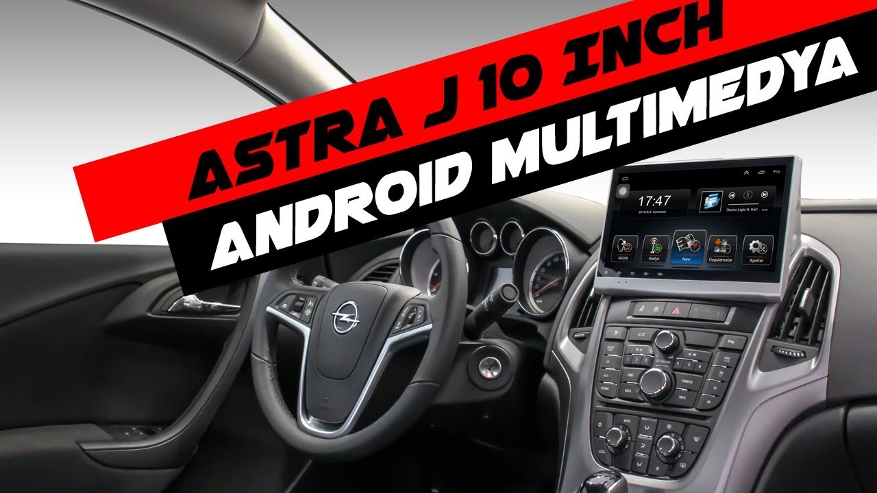 Carvocal CRV-4398 Opel Astra J 10 Inch Android Multimedya Sistemi Montaj Uygulaması