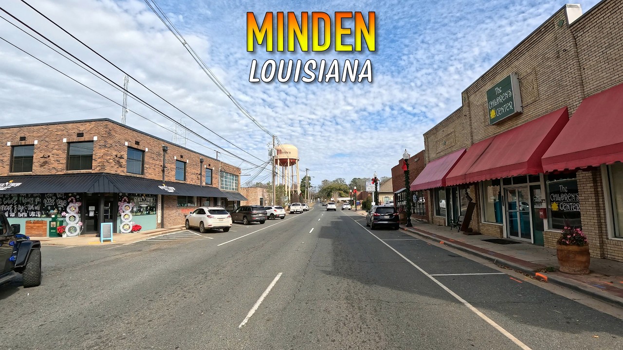 Minden Louisiana Driving Through